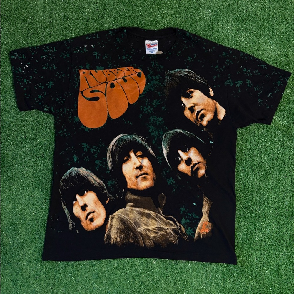 90s Beatles Rubber Soul AOP Single Stitch T-Shirt